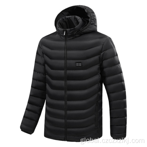 China Heated padded jacket with heated hood Factory